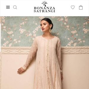 Bonanza Satrangi chiffon suit BRAND NEW
